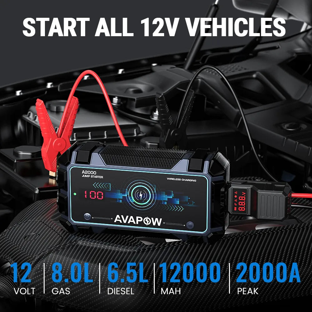 The Avapow jump starter is on sale at