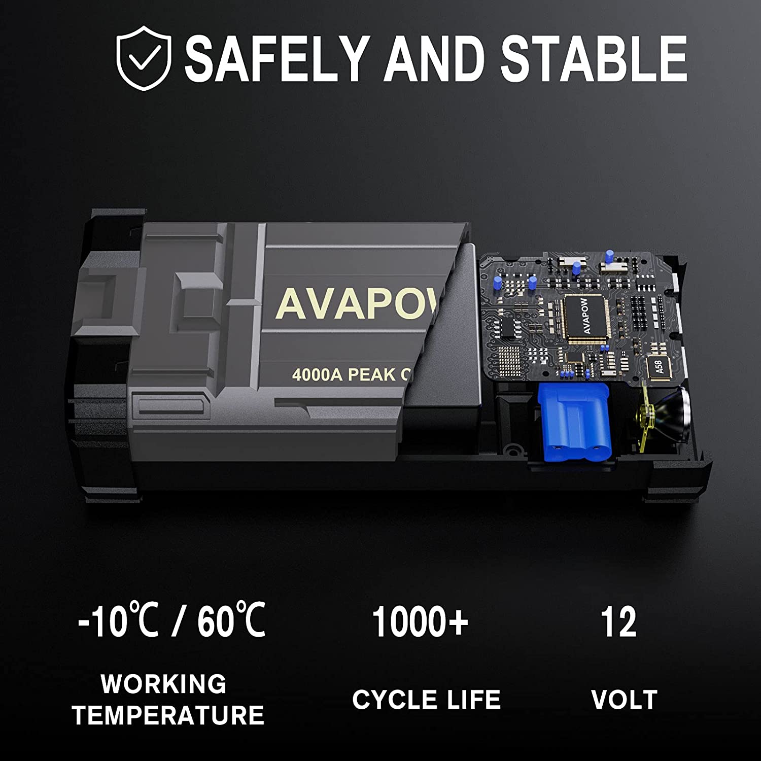 Save an extra 20% on AVAPOW A58 car battery jump starter 